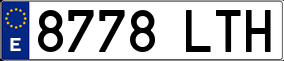 Truck License Plate